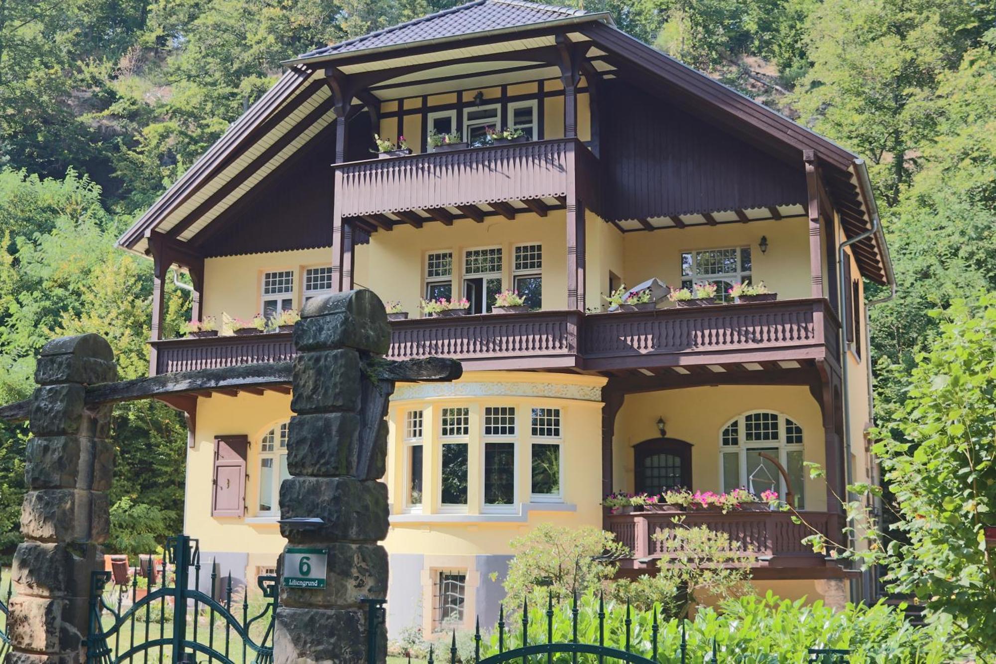 Villa Liliengrund Eisenach Exteriör bild